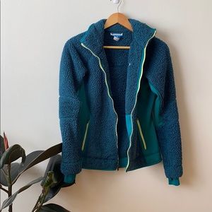 Fullzip Columbia teal fleece